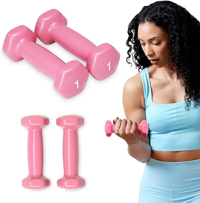Spri Vinyl Coated Dumbbells