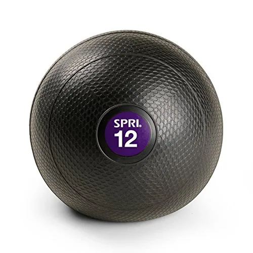 SPRI Dead Weight Slam Ball - Durable Sand-Filled No-Bounce Heavy Duty Ball for