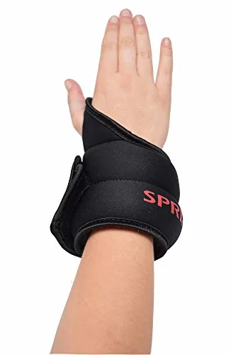 SPRI Wrist Weights Thumblock Arm Weights Set for Women & Men (2lb Set - Two 1l